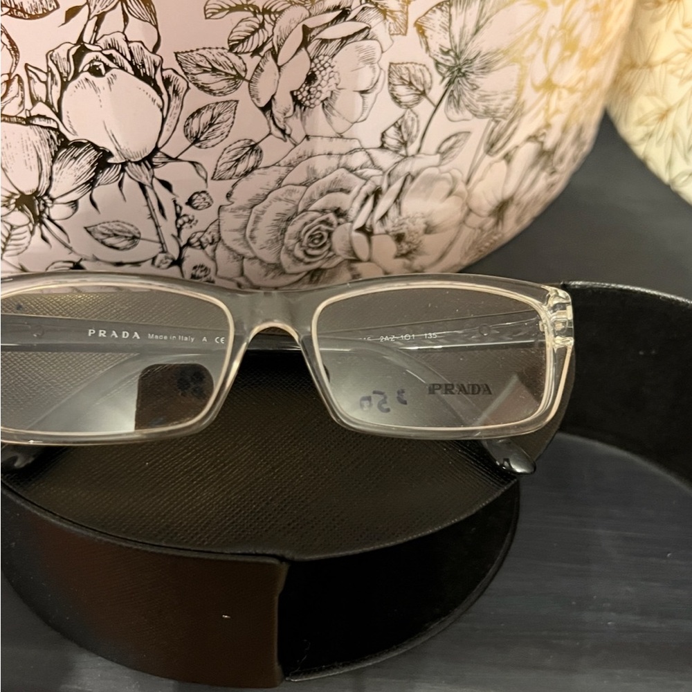 Prada Transparent Rectangular Eyewear - Picture 15 of 15